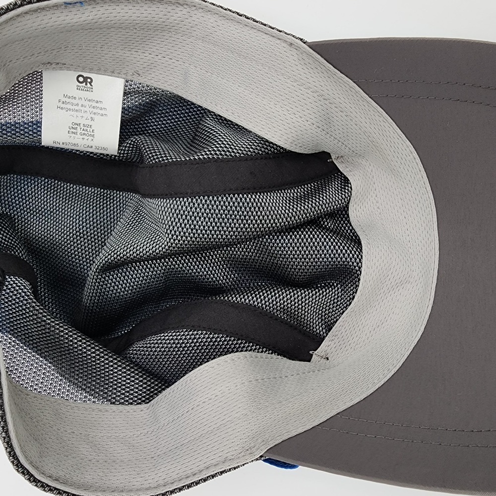 OUTDOOR RESEARCH OR Lightweight Blue SWIFT CAP Running Gym Hike Sun Baseball Hat - Picture 10 of 12